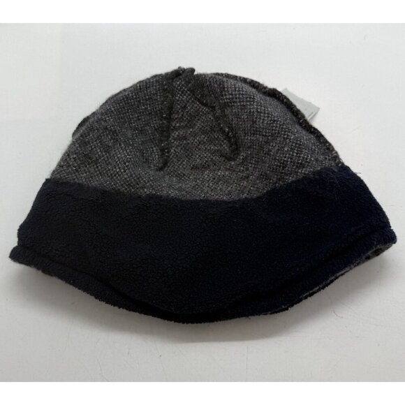 PATAGONIA Beanie Snowflake Winter Hat Black Gray Unisex Wool Blend One Size ALL - Picture 3 of 6